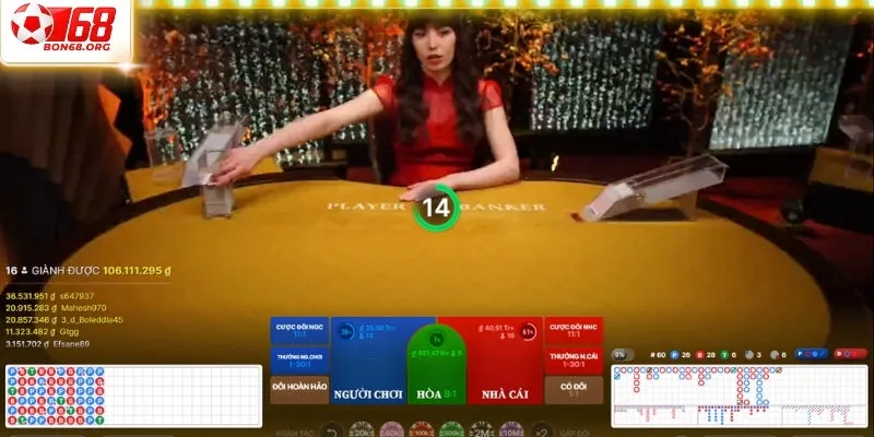 Giới thiệu về trò chơi đổi thưởng Baccarat Bon68