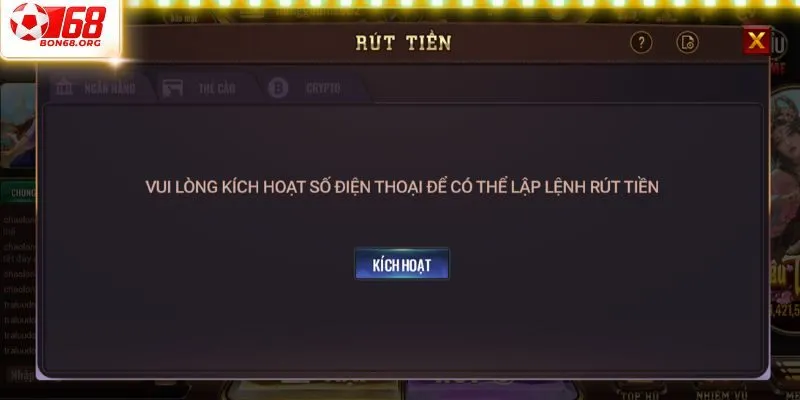 Liên kết và xác nhận tài khoản nhận chính xác