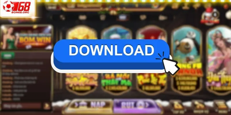 Mở ứng dụng sau khi tải app bon68 hoàn tất