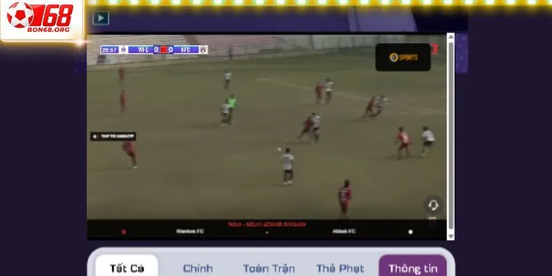 Tìm hiểu về các sảnh chơi uy tín trong mục thể thao tại Bon68